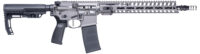 Patriot Ordnance Factory 02049 Minuteman  300 Blackout 30+1 13.75" Black Nitride Barrel/ Tungsten Cerakote Aluminum Receiver Picatinny Rail