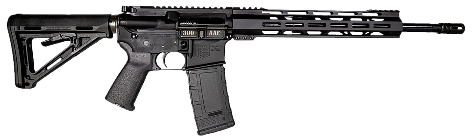 Diamondback DB1718B002 DB15 300 Blackout 30+1 Picatinny Rail Aluminum Receiver, Black Synthetic Stock