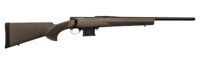Howa HMACF6ARCGYTH 1500 Mini Action 6mm ARC 20" Black Carbon Fiber Threaded Barrel, Black Drilled & Tapped Steel Receiver, Fixed HTI Green Synthetic Stock