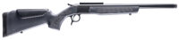 CVA CR4441 Scout 400 Legend 1rd 20" Blued Threaded Barrel, Blued Picatinny Rail Receiver, Stealth Gray Fixed Synthetic Stock