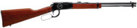 Rossi RL22181WD-EN23 Rio Bravo  22 LR 15+1 18" Black Polished Alloy Steel Barrel, Black Engraved w/Stars "1776" Alloy Steel Receiver, Hardwood Fixed Stock, Right Hand