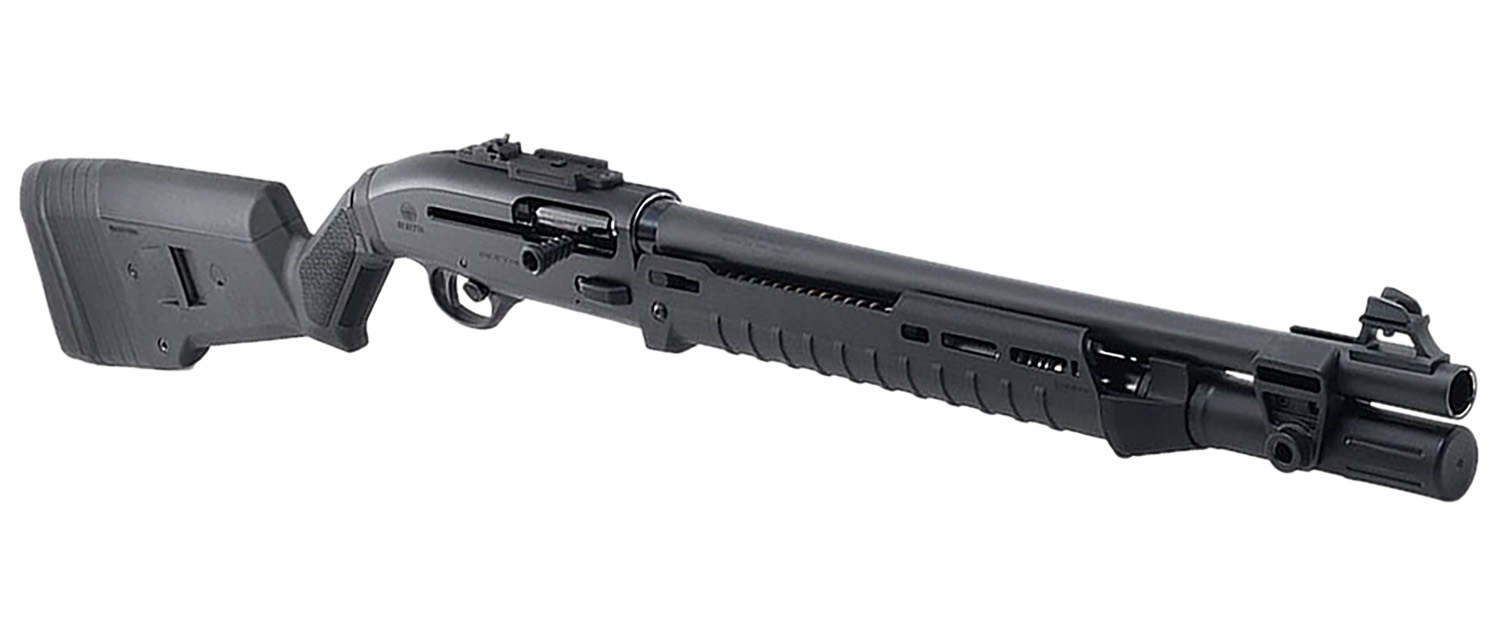 Langdon Tactical Tech LTT1301HZMBLK Beretta 1301 3" 7+1 18.50" Black Oxide Heat Shield Barrel, Black Anodized Aluminum Receiver, Black Magpul Synthetic Stock, Modified Magpul Zhukov Forend