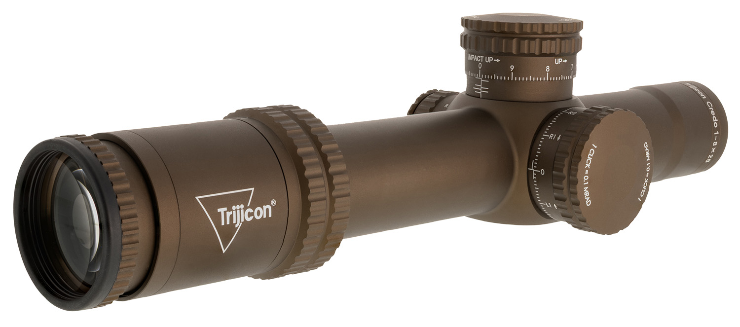 Trijicon 2900055 Credo Coyote Brown 1-8x 105.80-13.20ft @100yds 34mm Tube
