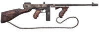 Thompson T150DC8 1927A-1 Wastelander .45 Cal 50+1 18" Finned Barrel, Aluminum Receiver, Fixed Stock