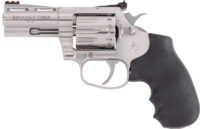 Colt Mfg KCOBRA22SP3RFO King Cobra 22 LR 10 Shot 3" Stainless Vent Rib Barrel, Stainless Cylinder & Frame, Black Rubber Grip