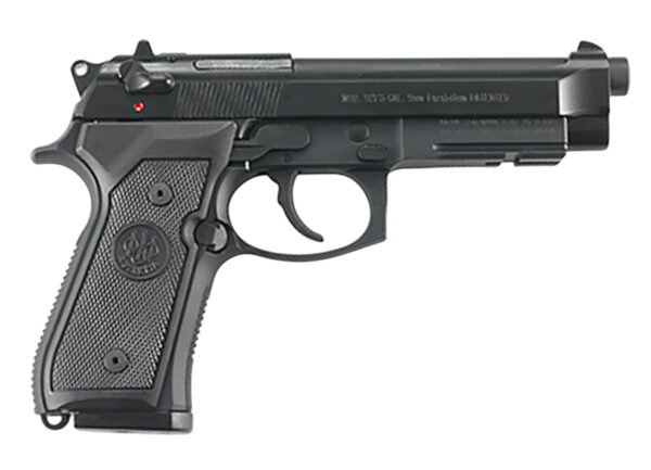 Beretta USA JS92M9A1 92FS Type M9A1 Full Size Frame 9mm Luger 10+1 4.90" Black Barrel, Black Bruniton Steel Serrated Slide, Black Aluminum Frame w/Picatinny Rail, Black Textured Grip