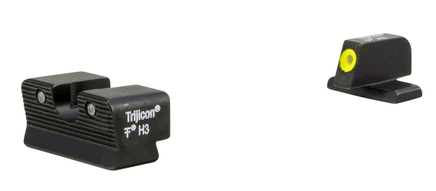 Trijicon 600865 HD XR Night Sights Green/Tritium Yellow Outline Front Sight-Green Tritium Black Outline Rear Sight Sig Sauer P225/P226/P228 #8 Front/#8 Rear