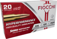 Fiocchi 308MKB Hyperformance Compete 308Win 168gr Sierra MatchKing BTHP 20 Per Box/10 Case
