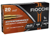 Fiocchi 3006HSC Hyperformance 30-06Springfield 180gr Super Shock Tip 20 Per Box/10 Case