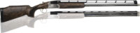 CZ-USA 06582 All American Trap Combo 12 Gauge 3" 2rd 32" Gloss Blued Barrel, Brushed Stainless Metal Finish, Turkish Walnut Stock with Monte Carlo Adjustable Comb