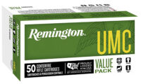 Remington Ammunition 23908 UMC Value Pack 223Rem 50gr Jacketed Hollow Point 50 Per Box/8 Case