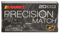 Barnes Bullets 30166 Precision Match 6.5Creedmoor 140gr Open Tip Match Boat Tail 20 Per Box/10 Case