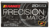 Barnes Bullets 30742 Precision Match 260Rem 140gr Open Tip Match Boat Tail 20 Per Box/10 Case