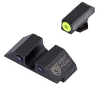 Night Fision GLK001007YGZ Tritium Night Sights For Glock Green Tritium Yellow Outline Front Sight- Green Tritium Black Outline Rear Sight Glock 17/17L/19/22