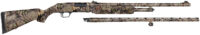 Mossberg 54183 500 Combo 20 Gauge 5+1 3" 26" Overall Mossy Oak Break-Up Country, Vent Rib/24" Slugster Barrels,  Fixed Synthetic Stock, Fully Rifled Bore Choke