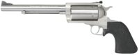 Magnum Research BFR500SW7 BFR Long Cylinder Large 500 S&W Mag 5 Shot 7.50" Brushed Stainless Steel Barrel, Cylinder & Frame, Black Rubber Grip, Exposed Hammer