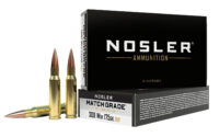 Nosler 60132 Match Grade RDF 308Win 175gr RDF Hollow Point Boat Tail 20 Per Box/10 Case