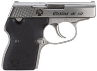 North American Arms 380GUARDIAN Guardian 380 ACP 6+1 2.50" Stainless Steel Barrel, Stainless Steel Serrated Slide, Stainless Steel Frame, Black Rubber Grip, Right Hand