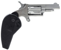 North American Arms 22LLRHG Mini-Revolver 22 LR 5 Shot 1.63" Barrel, Overall Stainless Steel Finish, Black Synthetic Holster Grip