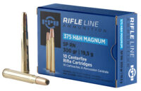 PPU PP375S Standard Rifle 375H&HMag 300gr Soft Point Round Nose 10 Per Box/20 Case