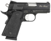 Smith & Wesson 178020 PC 1911 Pro Sub-Compact Frame 45 ACP 7+1, 3" Stainless Steel Barrel, Black Serrated Carbon Steel Slide, Black Aluminum Frame w/Beavertail, Black Stippled Grip