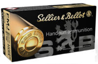 Sellier & Bellot SB9B Handgun  9mmLuger 124gr Full Metal Jacket 50 Per Box/20 Case