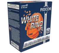 Fiocchi 12WRNL8 Exacta Target White Rino Lite 12Gauge 2.75" 1 1/8oz 8Shot 25 Per Box/10 Case