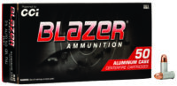 CCI 3501 Blazer Handgun 25ACP 50gr Total Metal Jacket 50 Per Box/20 Case