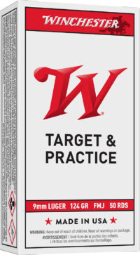 Winchester Ammo USA9MM USA  9mmLuger 124gr Full Metal Jacket 50 Per Box/10 Case