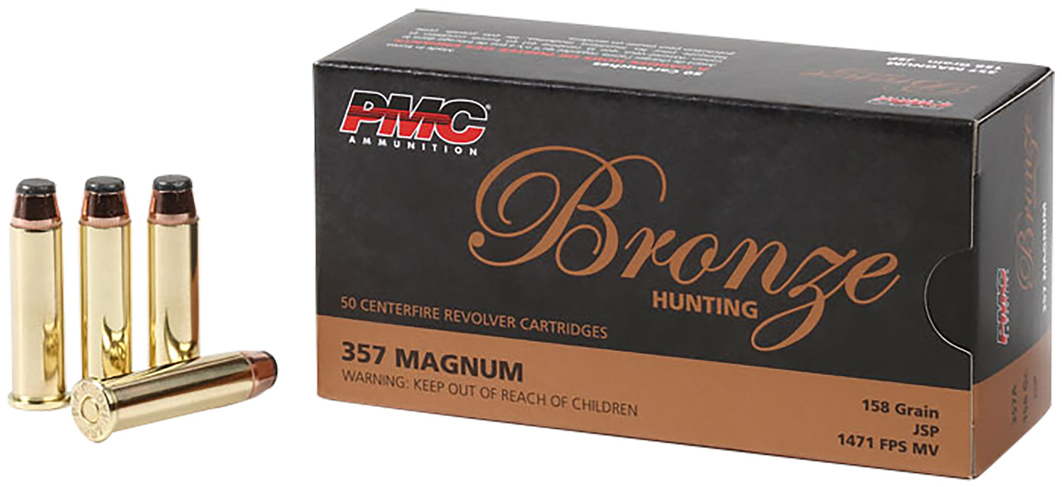 PMC 357A Bronze 357Mag 158gr Jacketed Soft Point 50 Per Box/20 Case