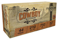 Fiocchi 44SCA Cowboy Action  44S&WSpl 210gr Lead Flat Point 50 Per Box/10 Case