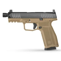 AREX DELTA X TACT HGA 9MM THREAD BBL SUP HEIGHT SIGHTS FDE 1-17RD &1X17+5X OP PLATE2 MAGS