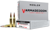 Nosler 65165 Varmageddon  243Win 55gr Flat Base Tipped 20 Per Box/10 Case