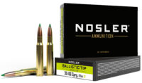 Nosler 40068 Ballistic Tip  30-06Springfield 125gr Spitzer Ballistic Tip 20 Per Box/10 Case