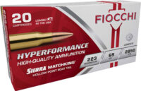 FIOCCHI 223 REM 69GR - MATCHKING HPBT 20RD 10BX/CS