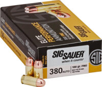 SIG AMMO 380ACP 100GR FMJ 50RD - 20BX/CS
