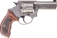 TAURUS 856 38SPL 3" NGT SGT - TUNGSTEN CERAKOTE WOOD GRIP