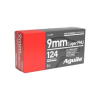 Aguila Handgun Ammunition 9mm Luger 124 gr FMJ 1115 fps 50/ct