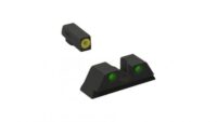 Meprolight ML40889 Hyper-Bright Yellow Ring Front/Green Rear Sights for FN 509