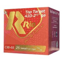 Rio Top Target Shotshells 410ga 2-1/2" 1/2oz 1200 fps #8 25/ct