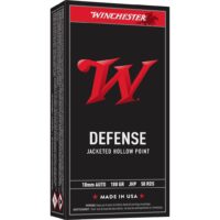 Winchester USA  Handgun Ammunition 10mm Auto 180gr JHP 1235 fps 50/ct