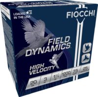 FIOCCHI HV LEAD AMO 20GA 3 IN 1 1/4 OZ #7.5 1200FPS 25-RD ( 10 BOXES PER CASE )