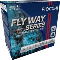 FIOCCHI STEEL WATERFOWL AMO 12GA 3 IN 1 1/5 OZ #4 1550FPS 25-RD ( 10 BOXES PER CASE )