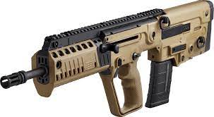 IWI TAVOR X95 XB16 RIA 5.56MM 16.5" BBL FLAT TOP W/RAIL FLIP-UP SITES 30RD MAG FDE