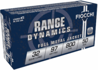 FIOCCHI AMO 32 S&W LONG 97GR FMJ 50-RD ( 20 BOXES PER CASE )