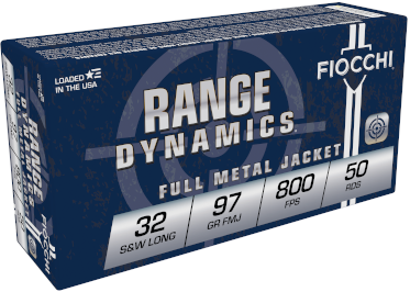 FIOCCHI AMO 32 S&W LONG 97GR FMJ 50-RD ( 20 BOXES PER CASE )