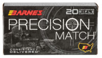 Barnes Bullets 30814 Precision Match  6mmCreedmoor 112gr Open Tip Match Boat Tail 20 Per Box/10 Case