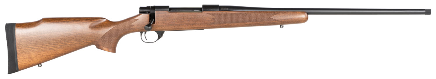 Howa HWH270T M1500 Standard Hunter 270 Win 5+1 22" Black Steel Threaded Barrel, Black Steel Receiver, Walnut Fixed Wood Stock