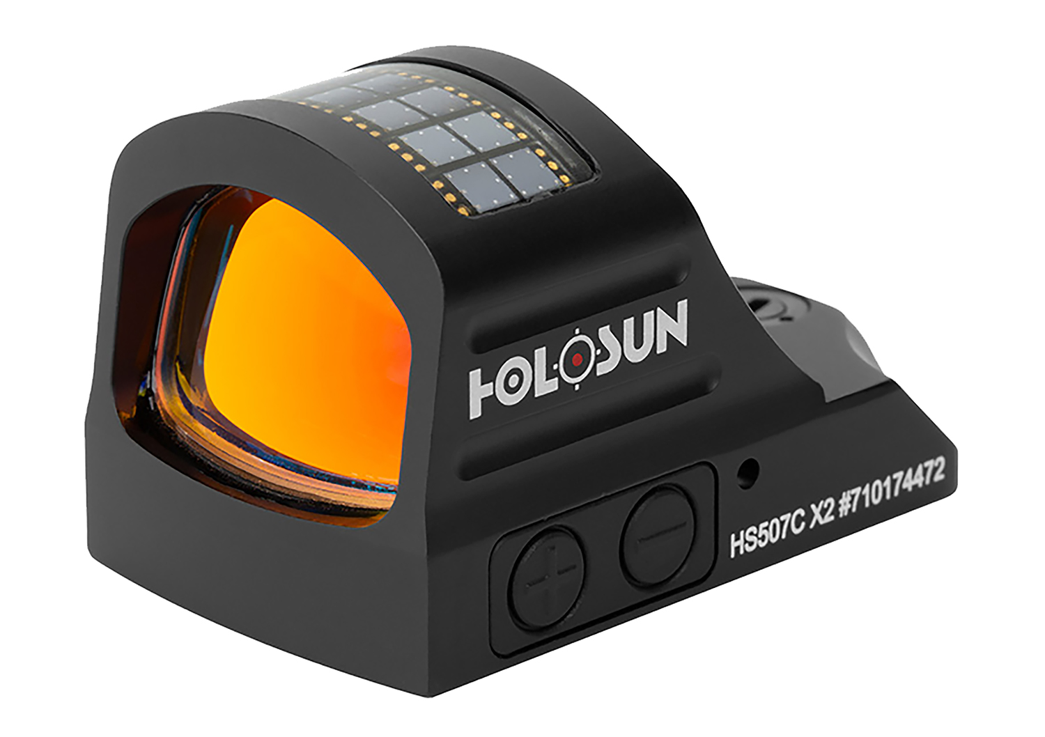 Holosun HS507CX2 507 Black Anodized 1 x 0.63" x 0.91" 2 MOA Red Dot/32 MOA Circle Multi Reticle