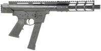 Tactical Superiority SIA-TAC09-085 Tac-9 9mm Luger 8.50" Black Hard Coat Anodized Rec Picatinny Rail End Cap Black A2 Grip